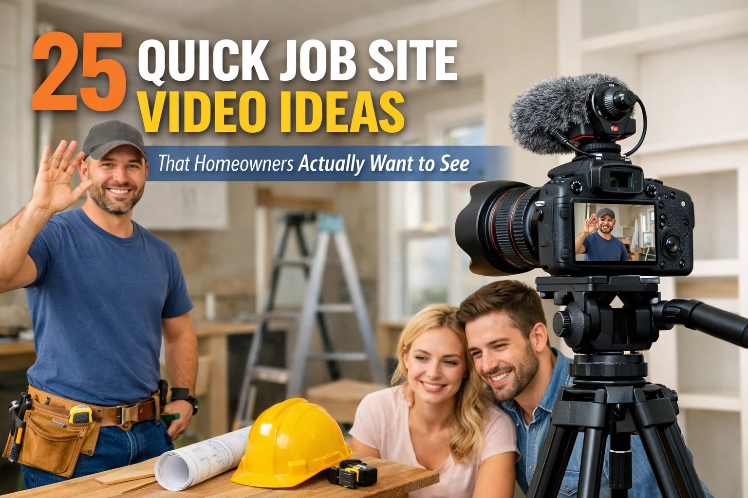 [HERO] 25 Quick Job Site Video Ideas That Homeowners Actually Want to See
