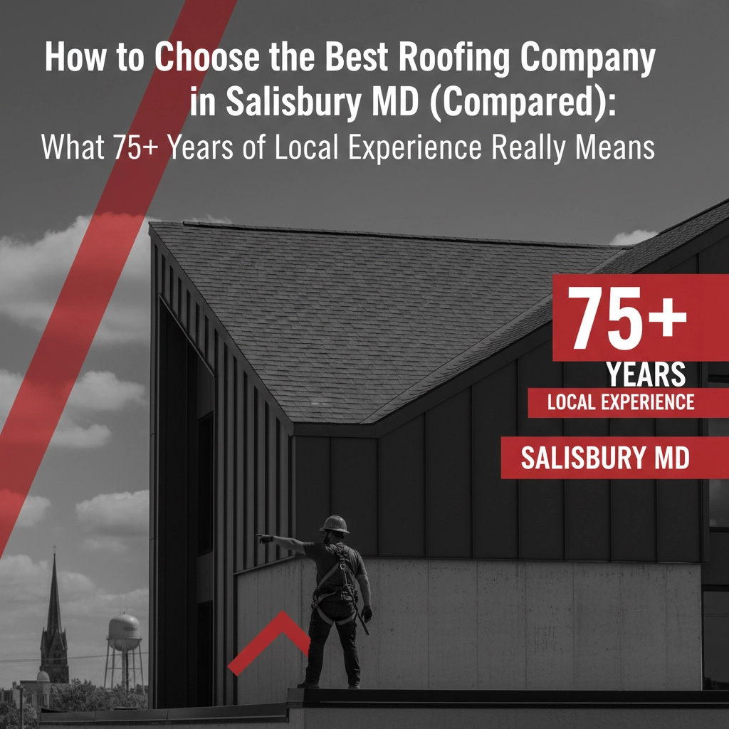 How to Choose the Best Roofing Company in Salisbury MD (Compared): What 75+ Years of Local Experience Really Means