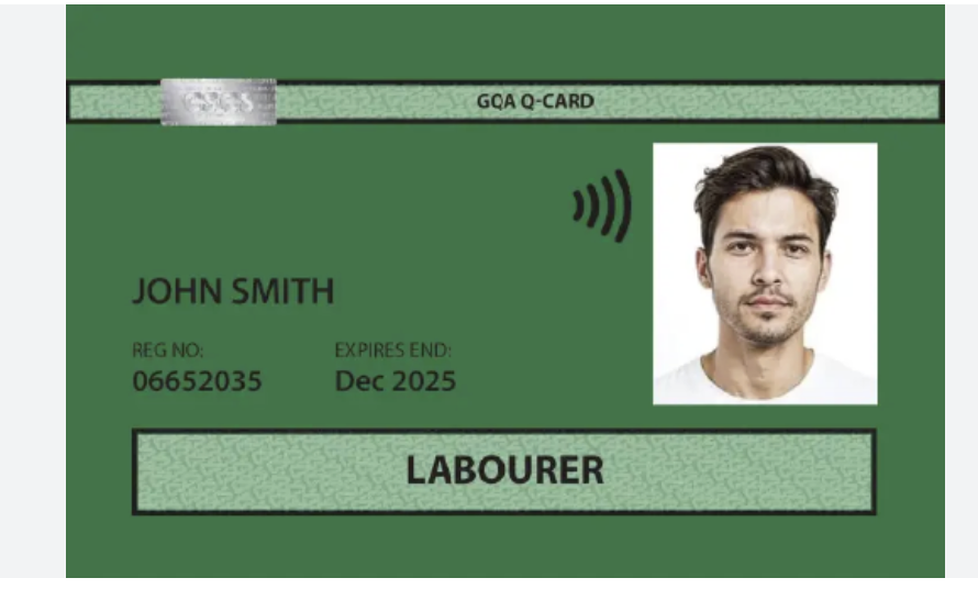 Green CSCS Card