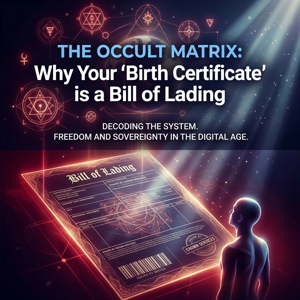 [HERO] The Occult Matrix: Why Your 'Birth Certificate' is a Bill of Lading