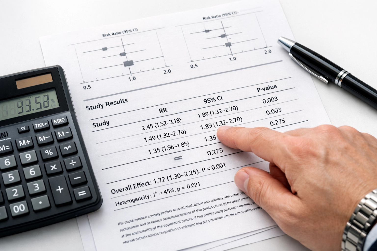 Statistical analysis with confidence intervals and data tables for FRCEM exam preparation
