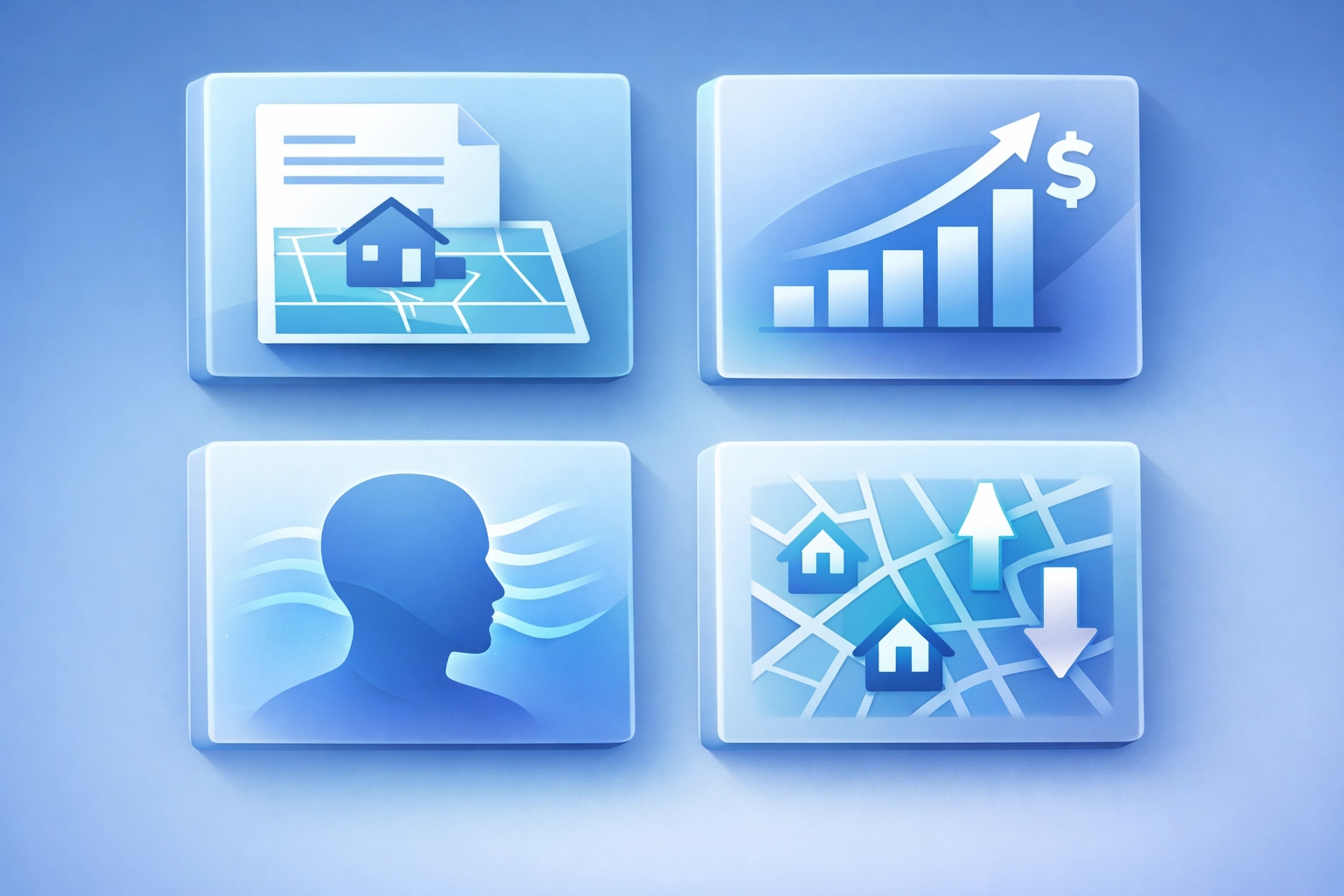 Four categories of predictive data: public records, financial indicators, behavioral patterns, and market signals