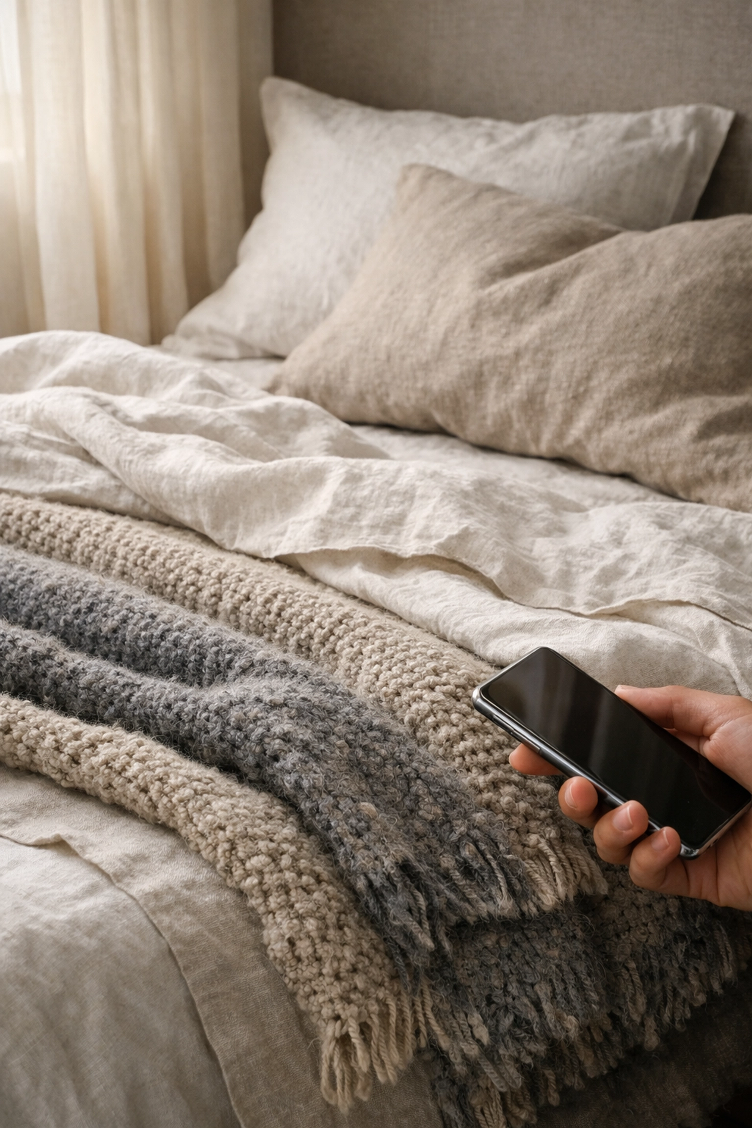 A luxury boutique hotel room managed by efficient housekeeping technology for a better guest stay.