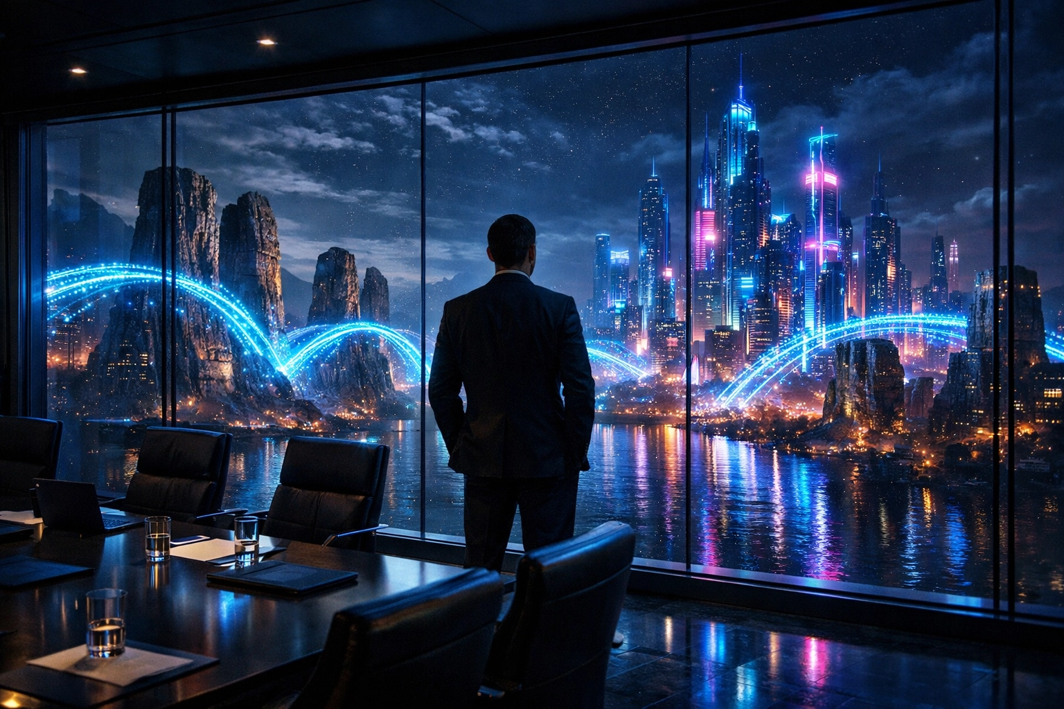 Geschäftsführer plant die strategische Finanzierung von KI-Projekten im Unternehmen