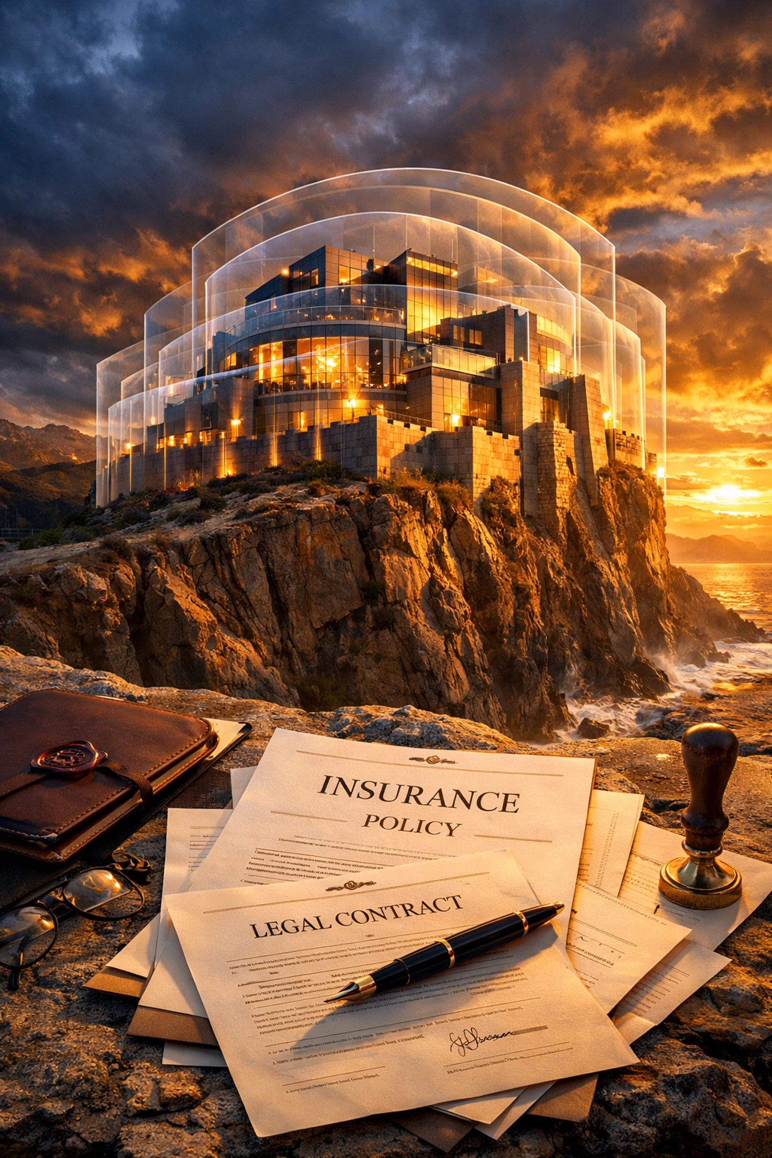 Secure fortress structure symbolizing asset protection and estate planning strategies
