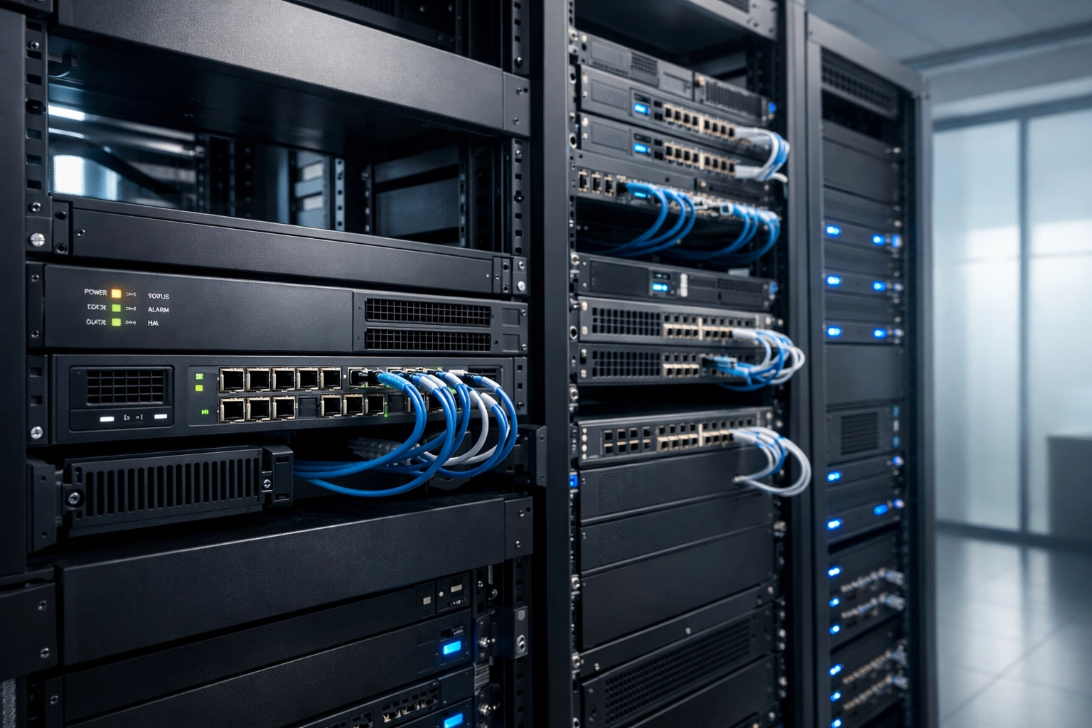 Enterprise-grade network security infrastructure with firewalls for ERO tax practice