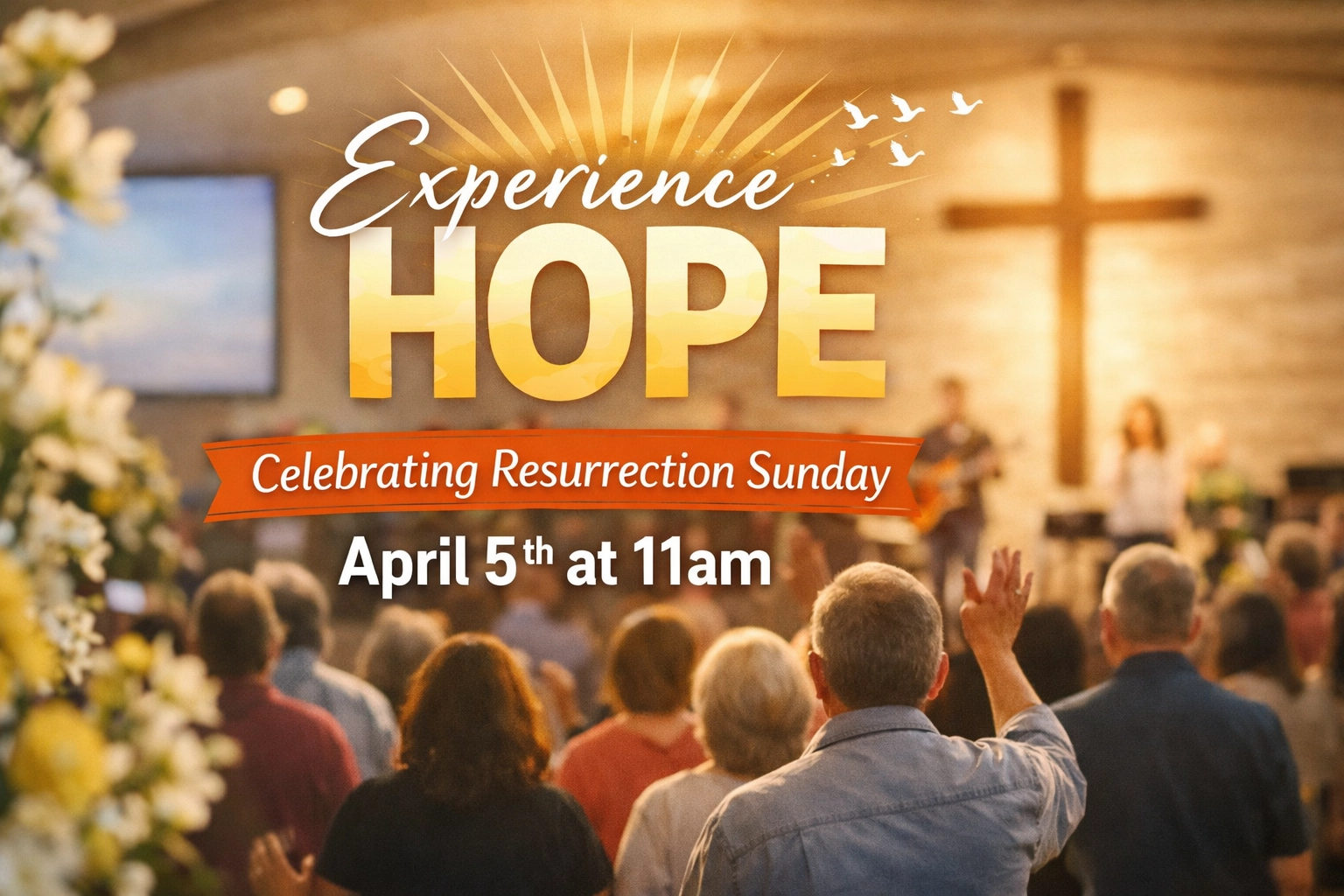 [HERO] Experience Hope: Celebrating Resurrection Sunday April 5th at 11am