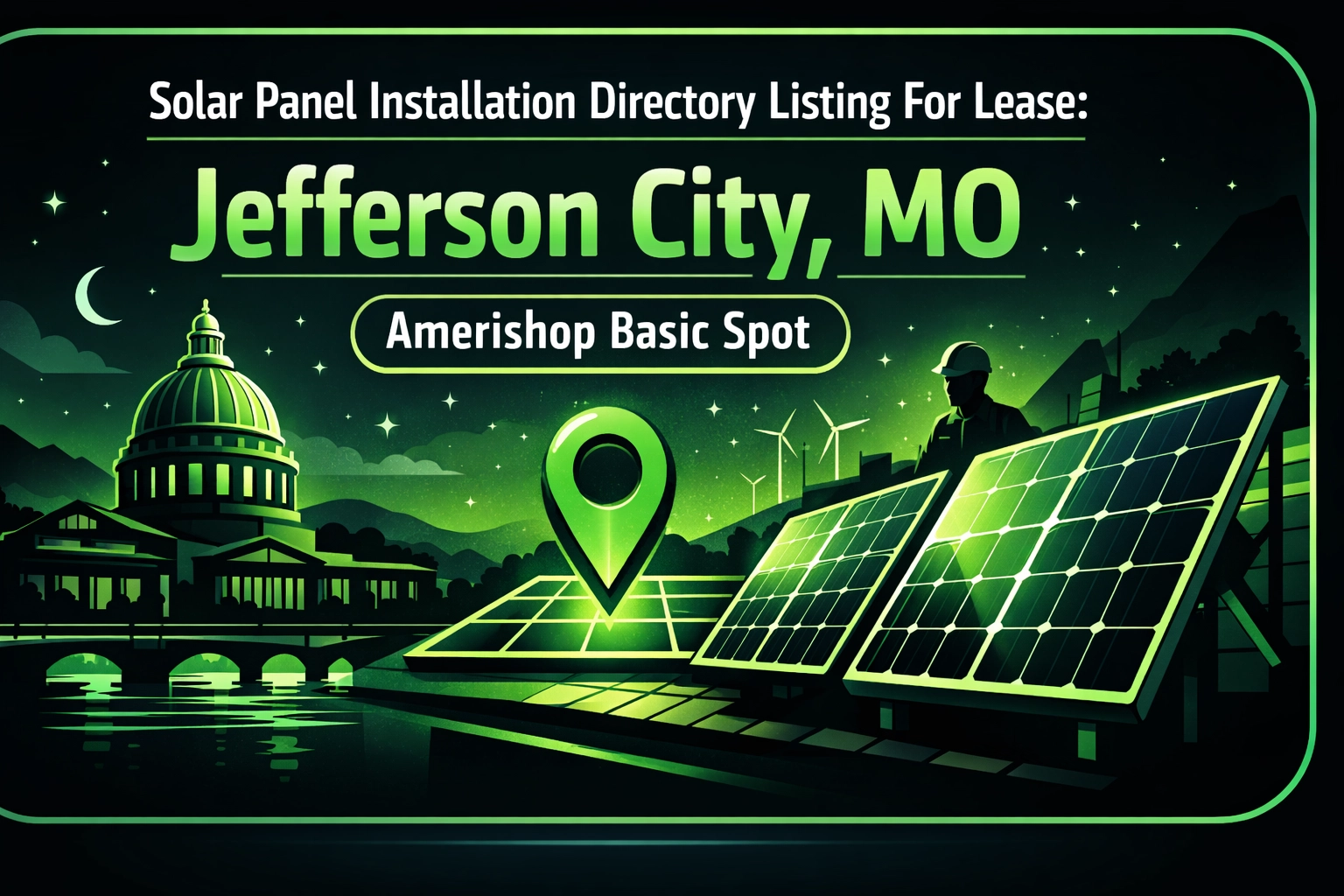 [HERO] Solar Panel Installation Directory Listing For Lease: Jefferson City, MO - Amerishop Basic Spot