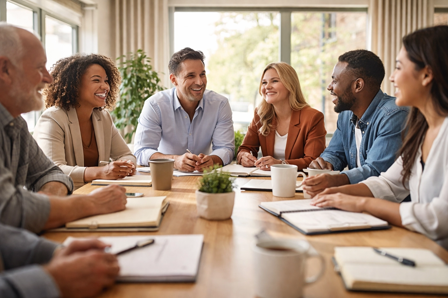 Arkansas business owners engage in productive networking at a meeting, building valuable business relationships