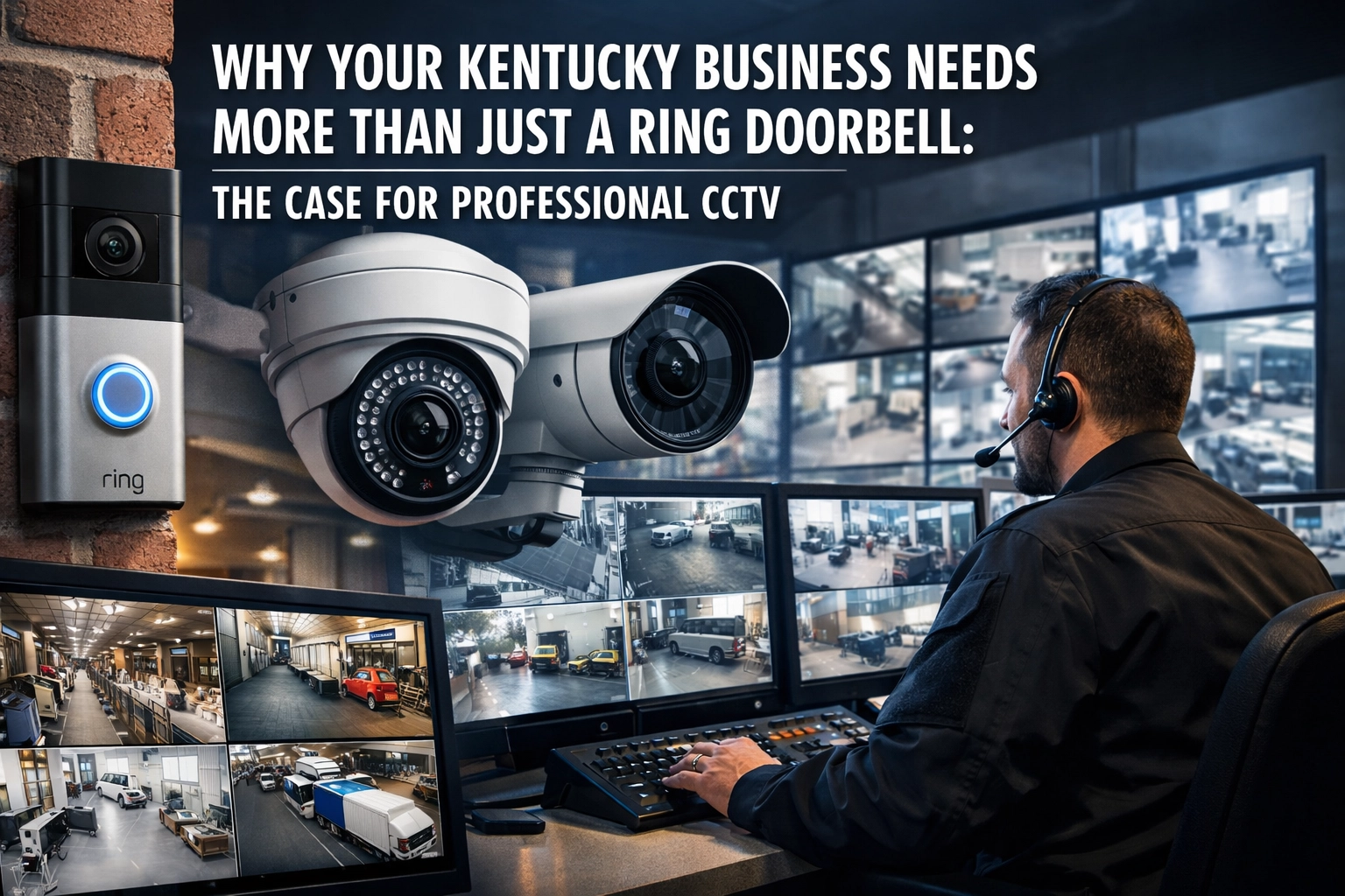 [HERO] Why Your Kentucky Business Needs More Than Just a Ring Doorbell: The Case for Professional CCTV