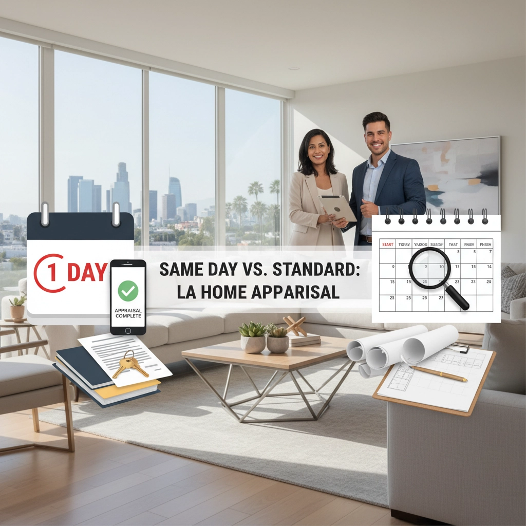Same Day Home Appraisal vs. Standard Timeline: Which Is Better for Your Los Angeles Property Sale?