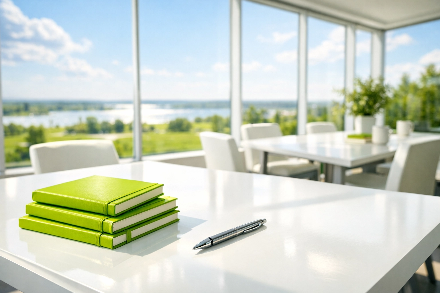 Bright Innisfil office workspace where a local web development company plans professional website designs.