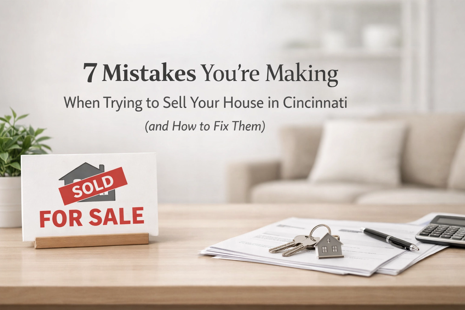 [HERO] 7 Mistakes You&rsquo;re Making When Trying to Sell Your House in Cincinnati (and How to Fix Them)