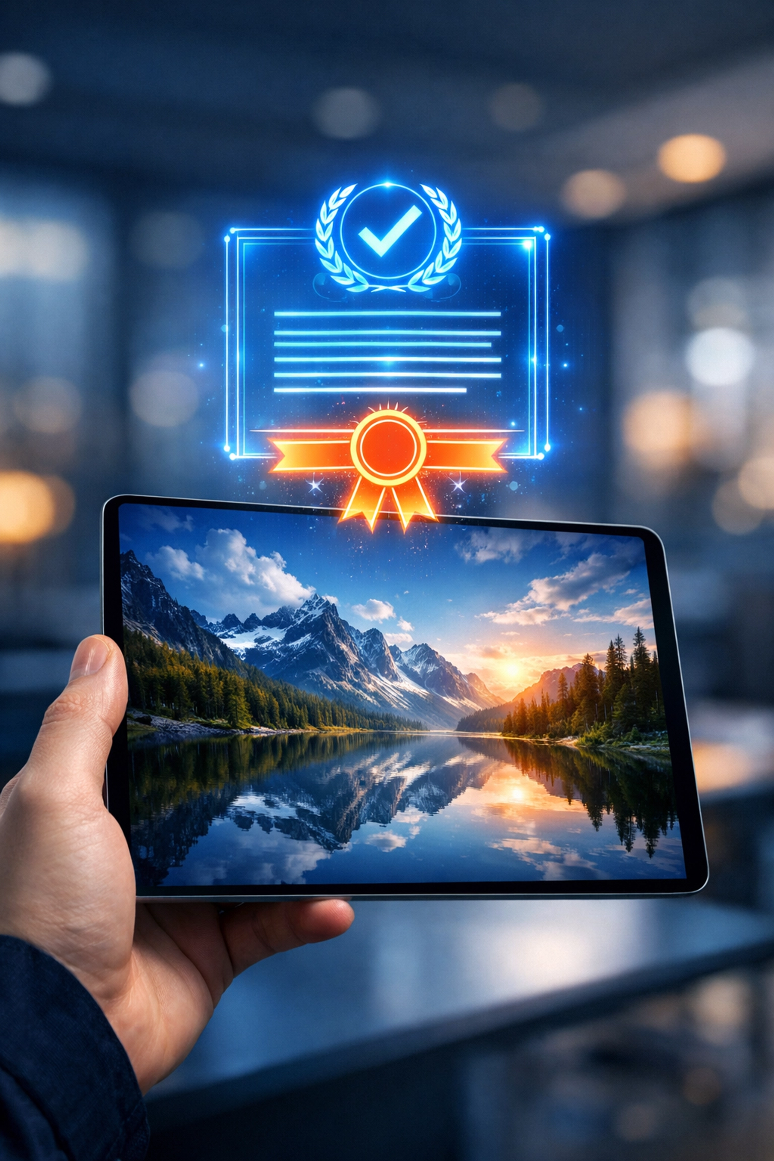 Digitales Zertifikat zur Kennzeichnung von KI-Inhalten für mehr Transparenz und KI-Compliance.