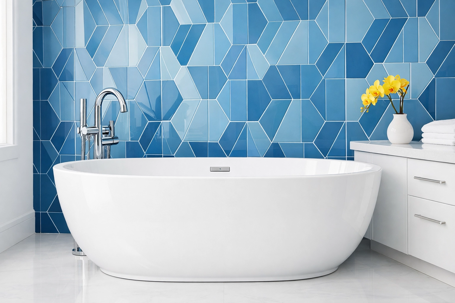 Luxury bathroom deep clean using eco-friendly house cleaning in West Cambridge.