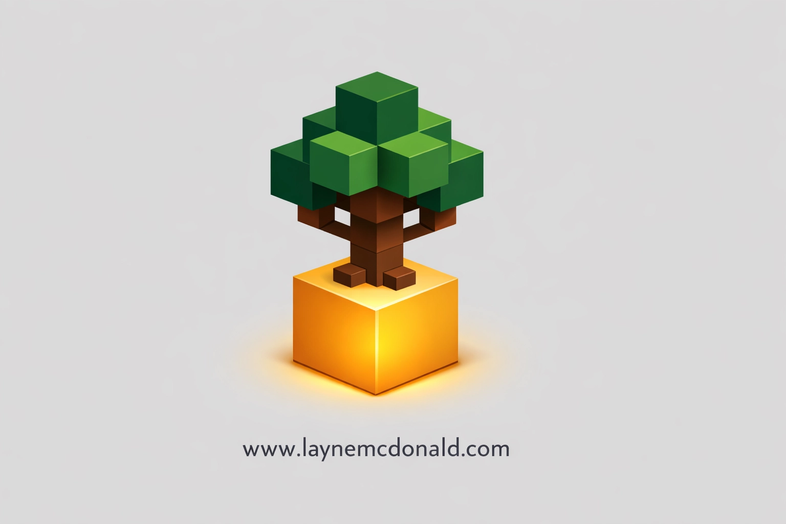 A pixelated tree growing from a golden block symbolizing God-given creativity and divine purpose.