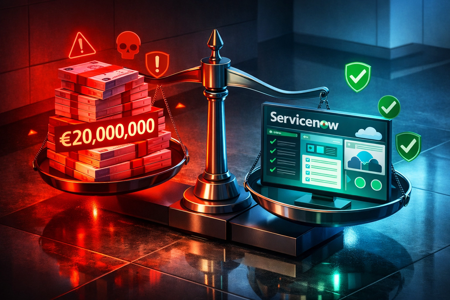 DORA compliance penalties versus ServiceNow platform protection for financial institutions