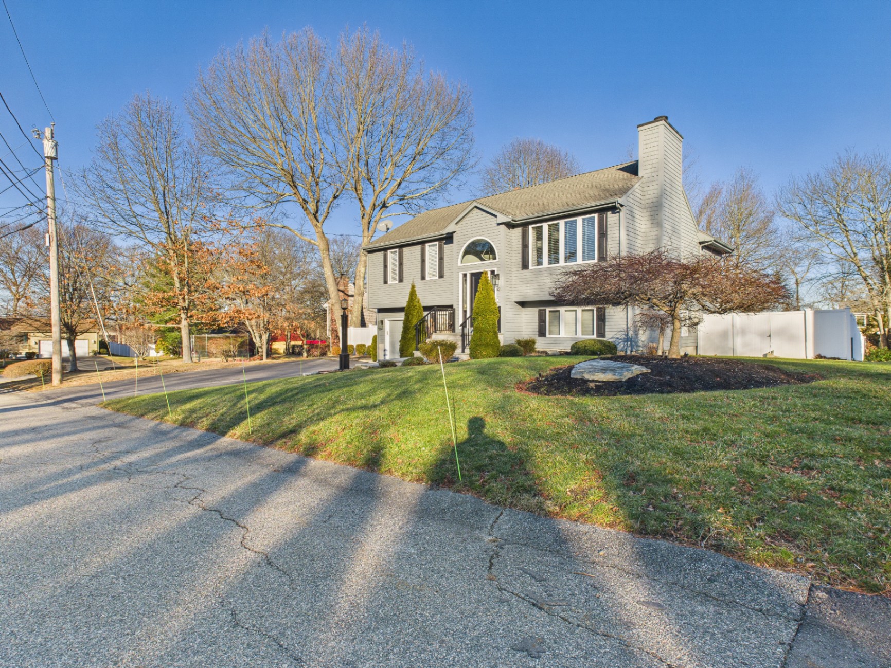 Modern Two-Story Gray Home Exterior