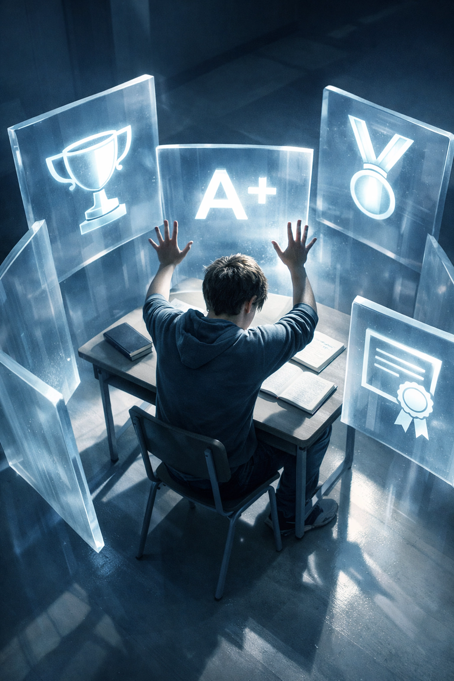 Teen isolated by perfectionism and achievement pressure despite academic success