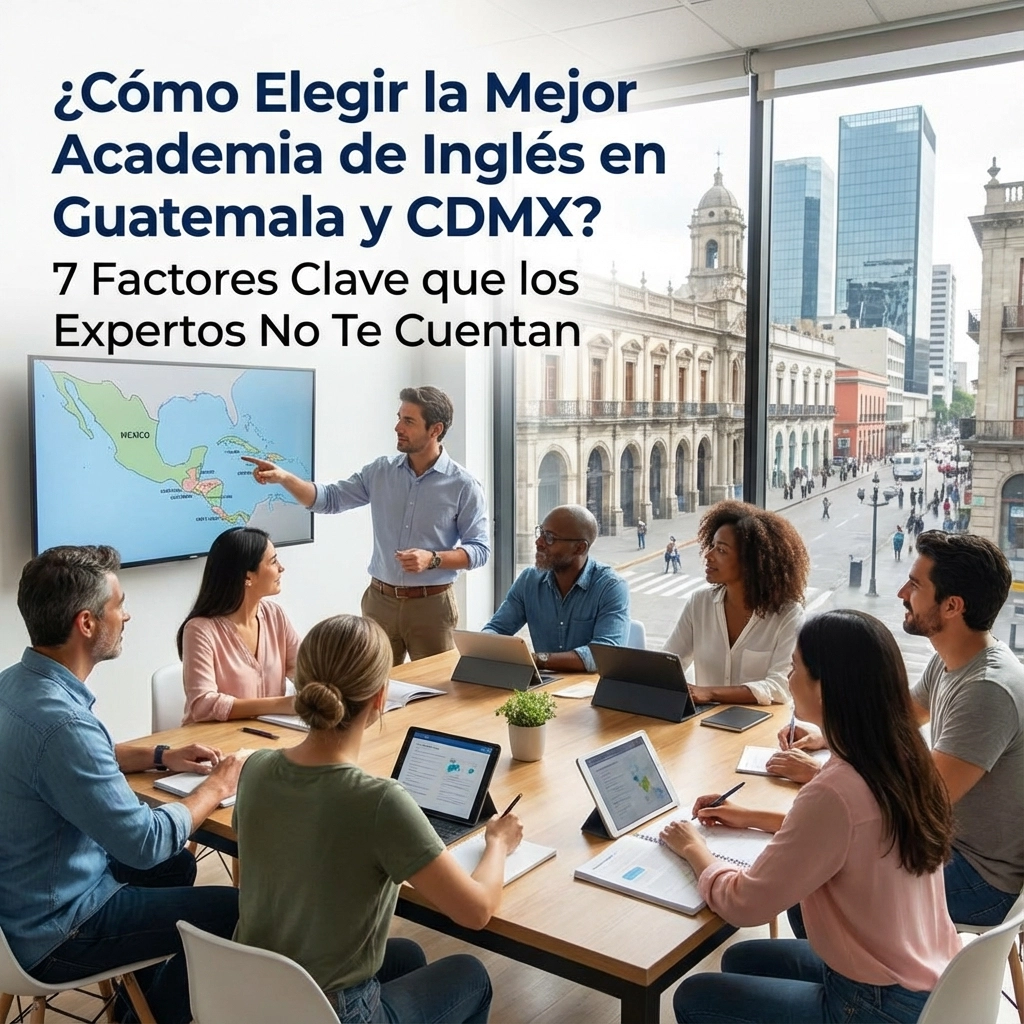 ¿Cómo Elegir la Mejor Academia de Inglés en Guatemala y CDMX? 7 Factores Clave que los Expertos No Te Cuentan