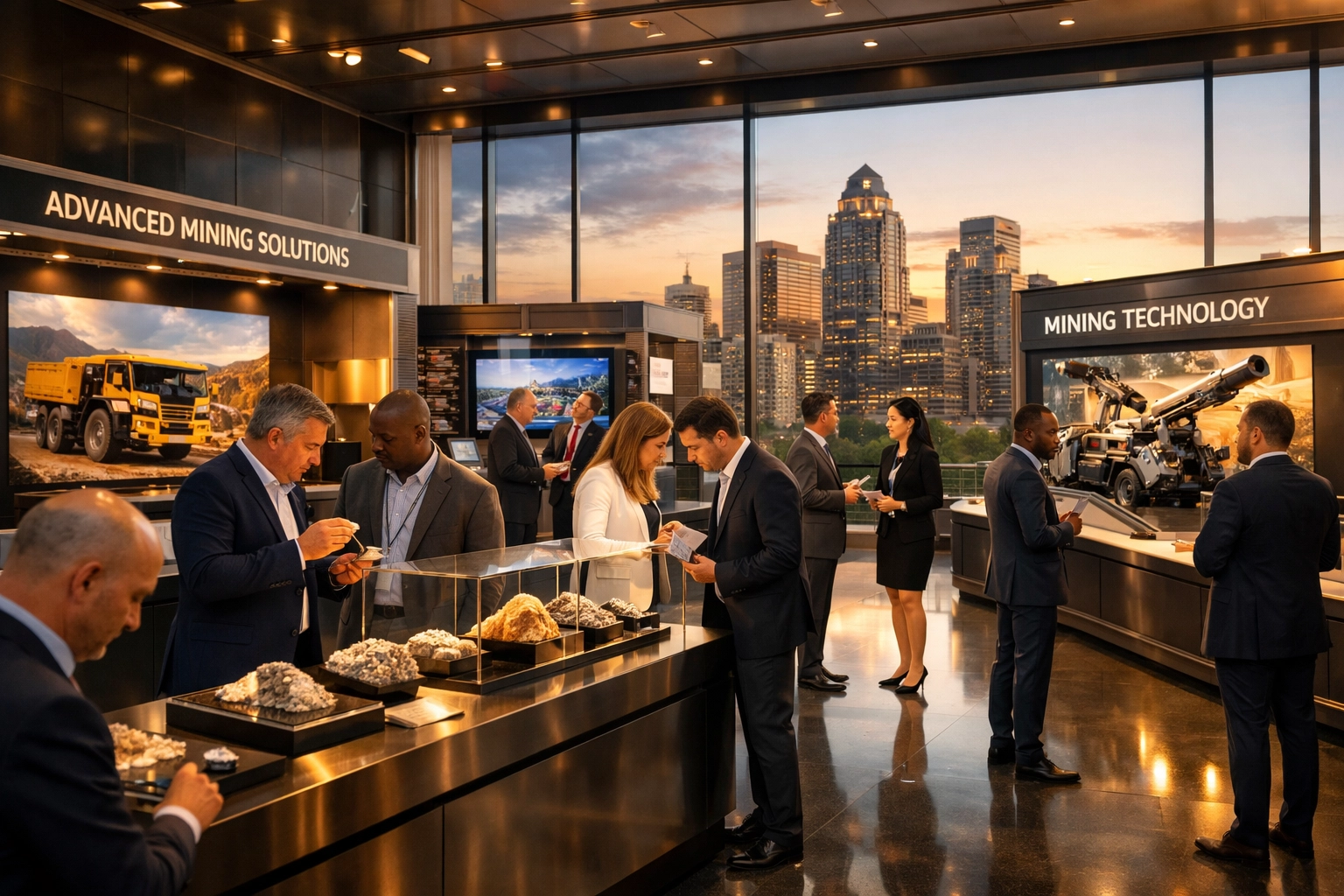 Mining Conferences 2026 Africa exhibition hall at Sandton Convention Center South Africa