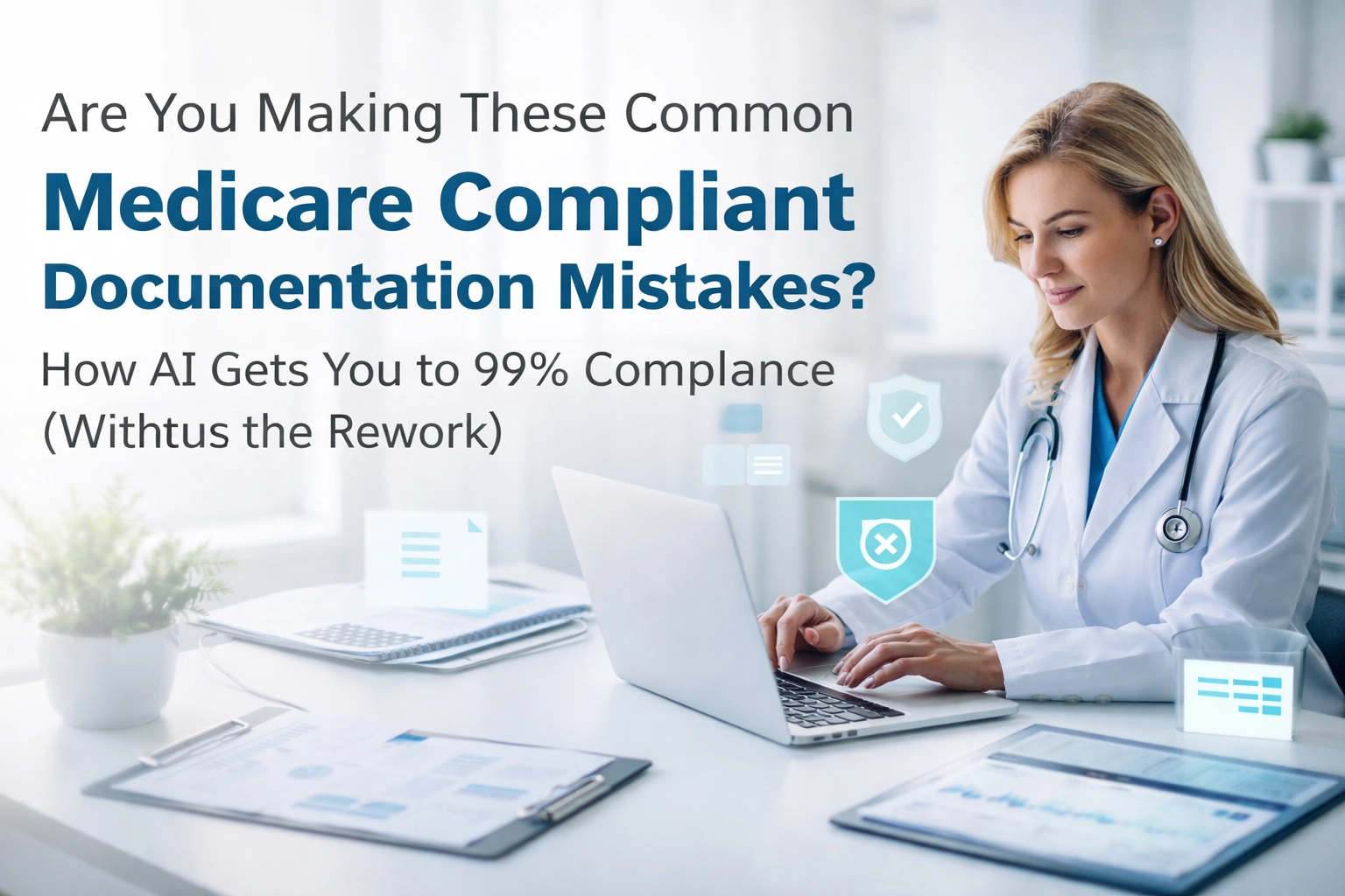 [HERO] Are You Making These Common Medicare Compliant Documentation Mistakes? How AI Gets You to 99% Compliance (Without the Rework)