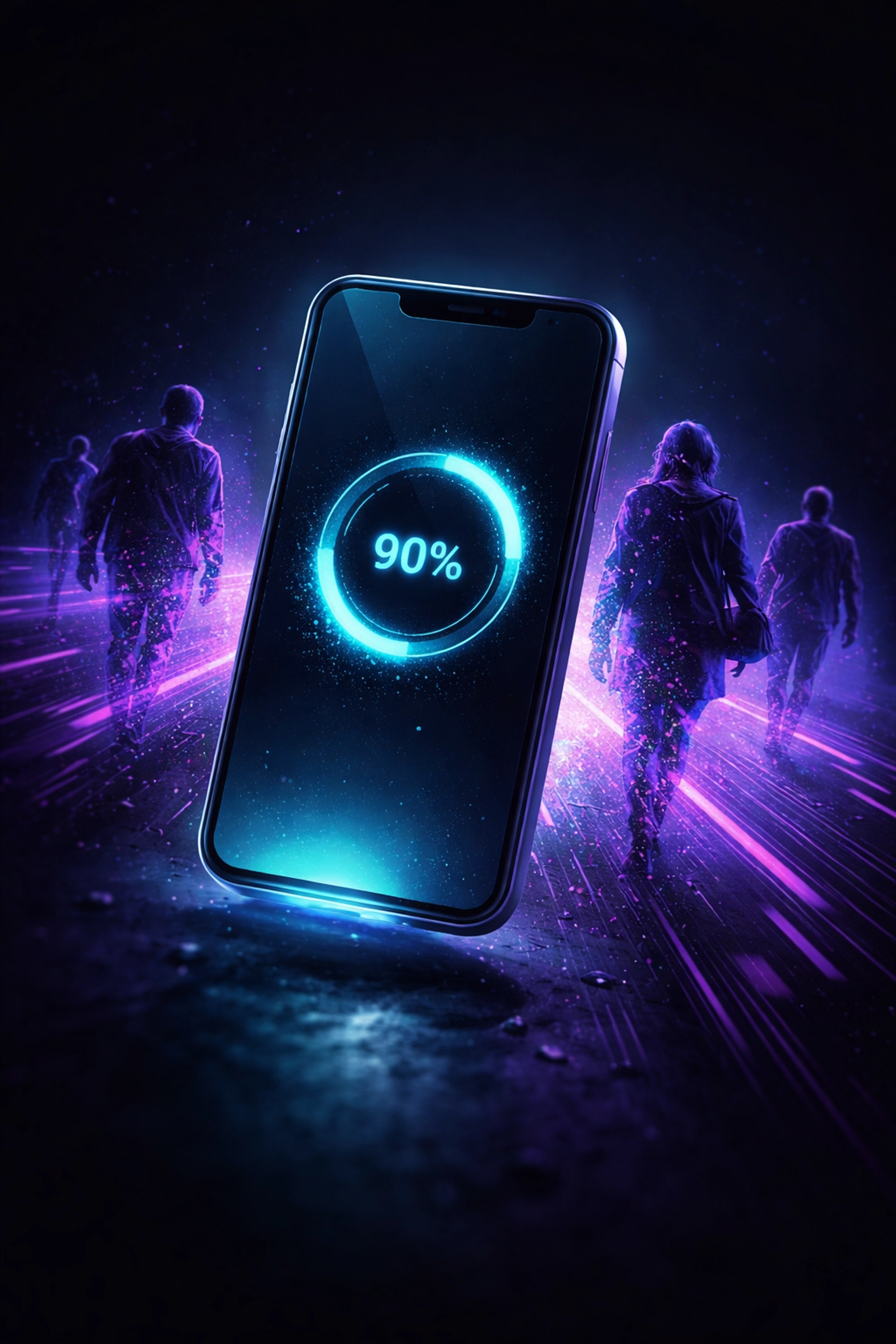 Frustrated users leaving a slow mobile site, representing lost business and poor website performance affecting lead generation.