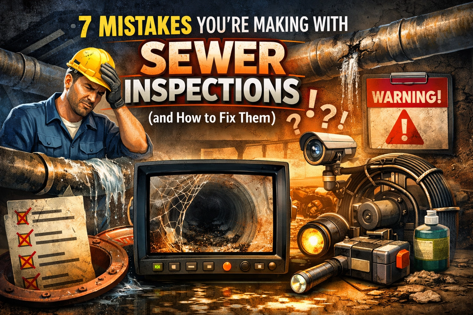 [HERO] 7 Mistakes You’re Making with Sewer Inspections (and How to Fix Them)