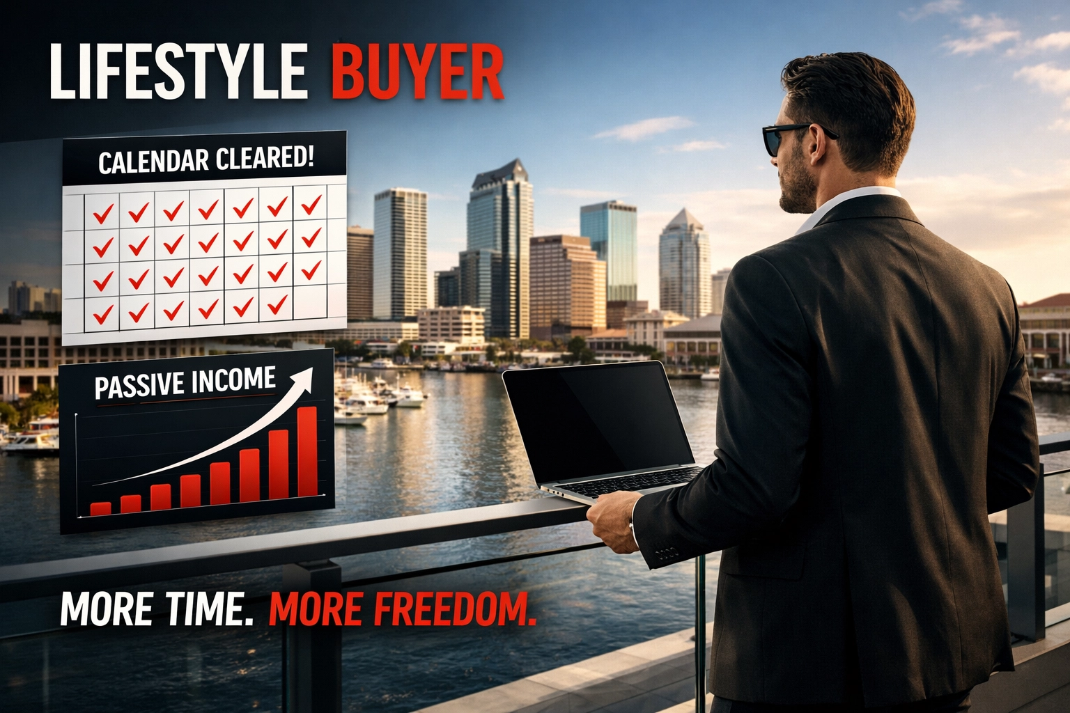 Lifestyle-first buyer mindset: freedom, time, and passive-income driven entrepreneurship
