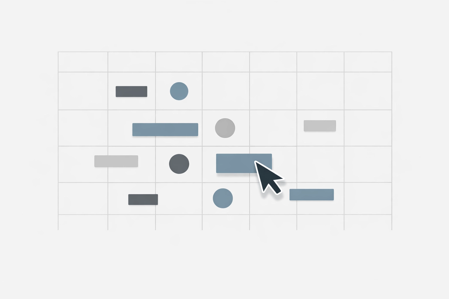 Field service scheduling calendar interface showing drag-and-drop appointment management