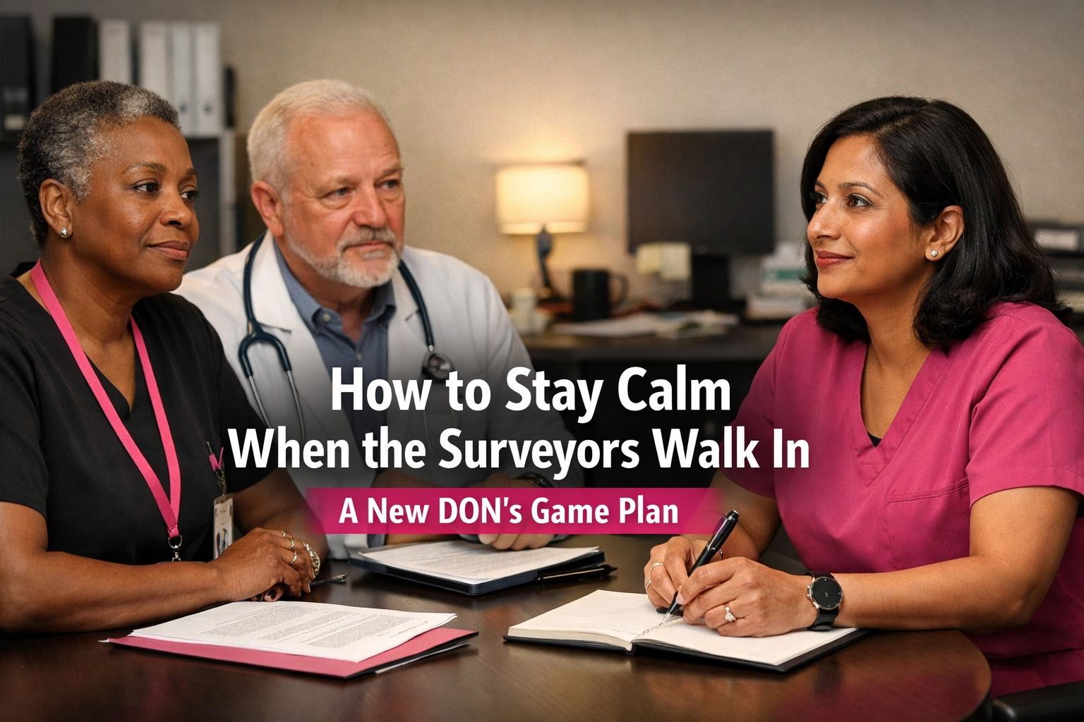 [HERO] How to Stay Calm When the Surveyors Walk In: A New DON