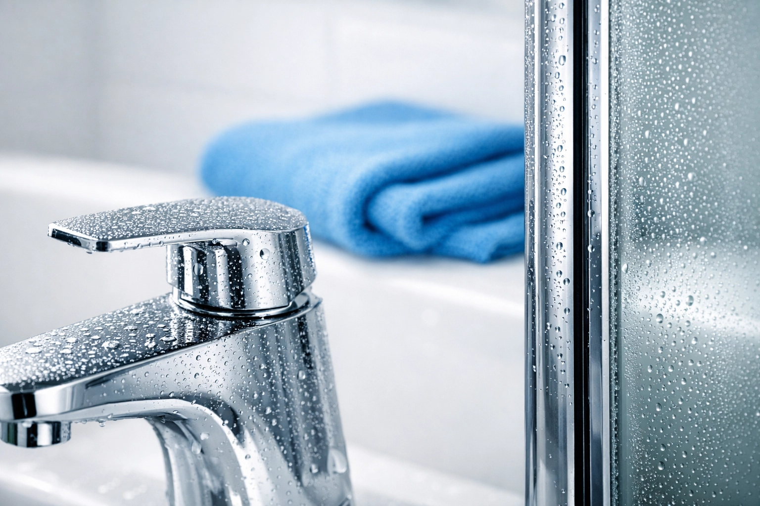 Deep cleaning MA pros use specialized solutions on bathroom fixtures for a ninja-level sparkle.