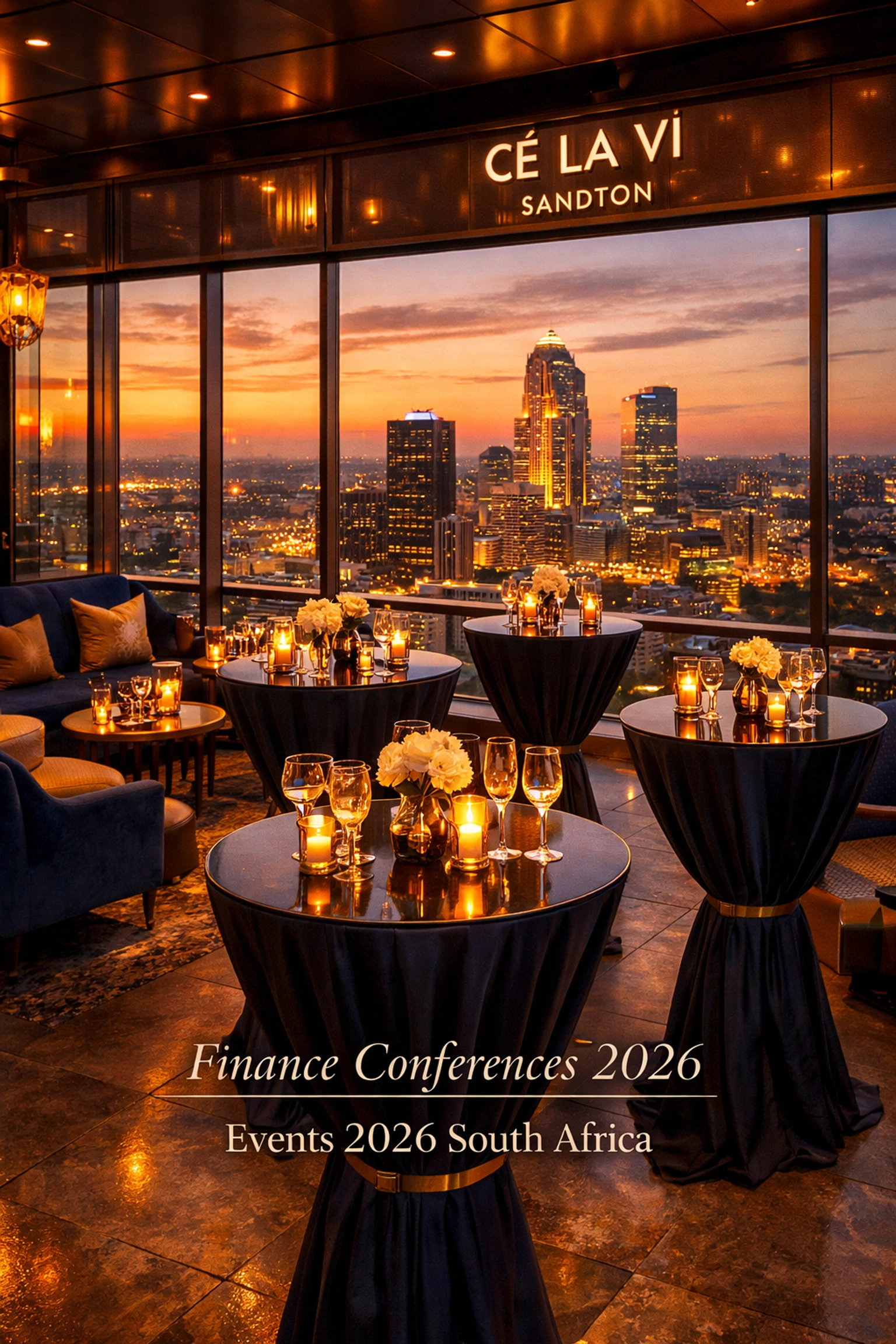 Finance Events 2026 South Africa Commodity Cocktails at CÉ LA VI Sandton rooftop venue