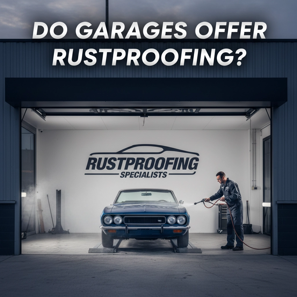 Do garages offer rustproofing?