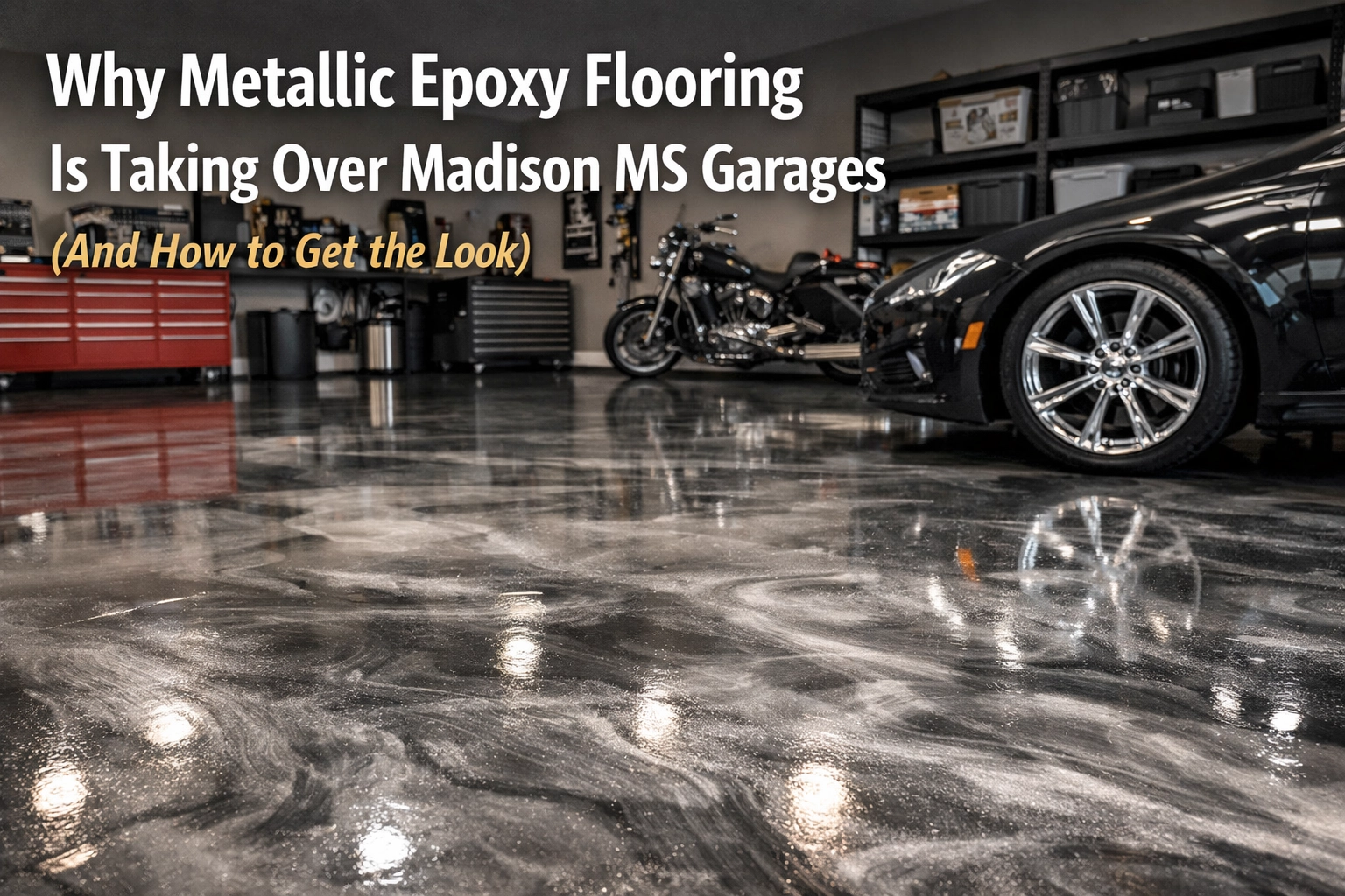 [HERO] Why Metallic Epoxy Flooring Is Taking Over Madison MS Garages (And How to Get the Look)
