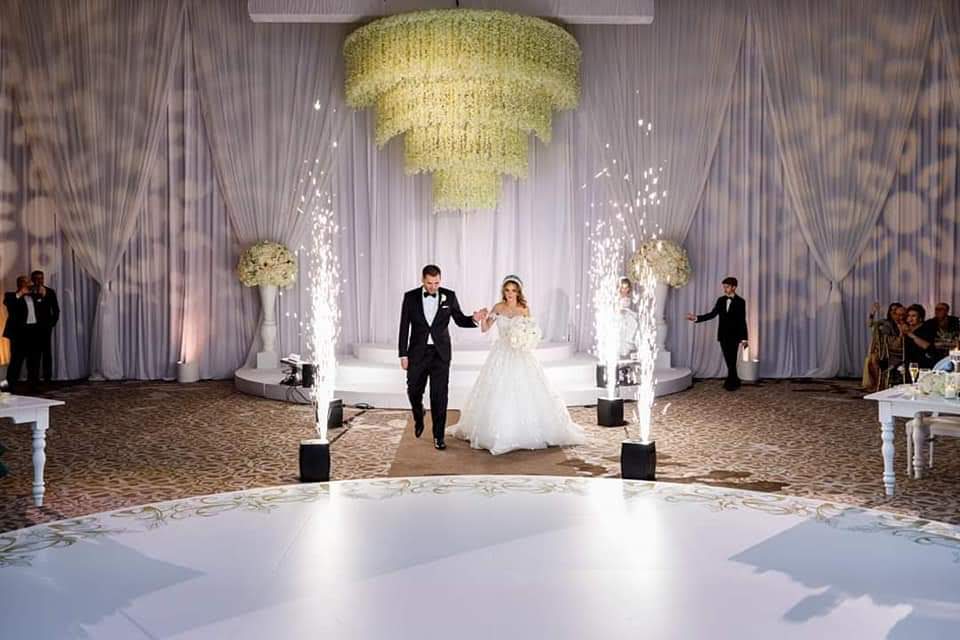 Elegant Wedding Reception Grand Entrance