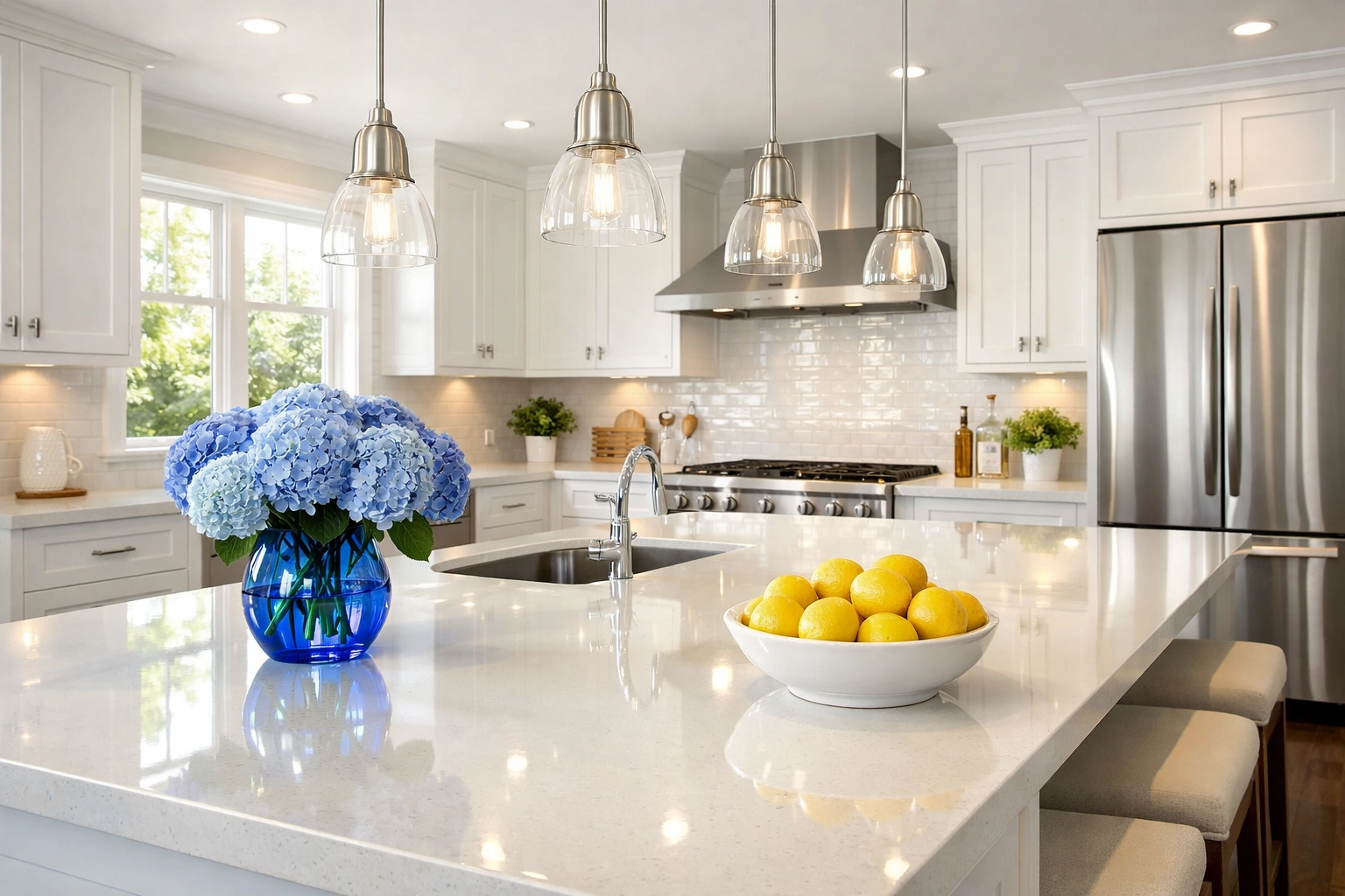 A spotless kitchen after a professional Apartment Cleaning Massachusetts strike.