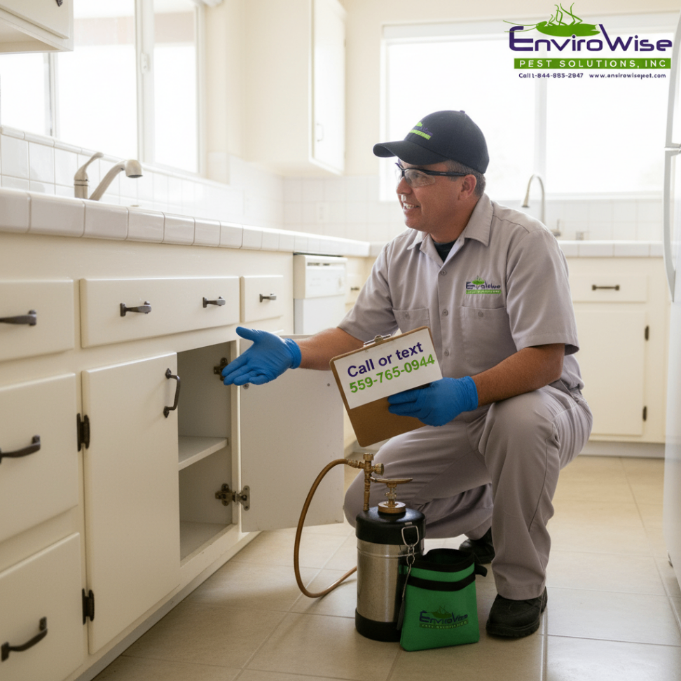 EnviroWise Pest Solutions technician inspection