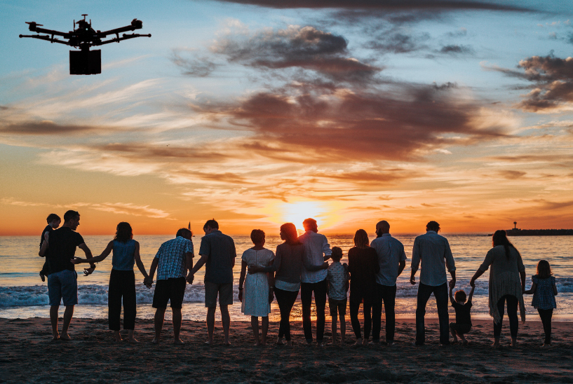 Family Beach Ash Scattering Ceremony