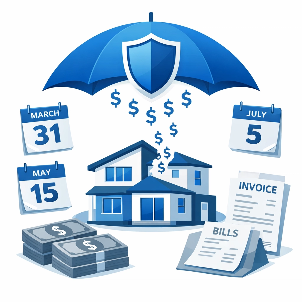 Loss of rent coverage protecting rental income and cash flow during property repairs