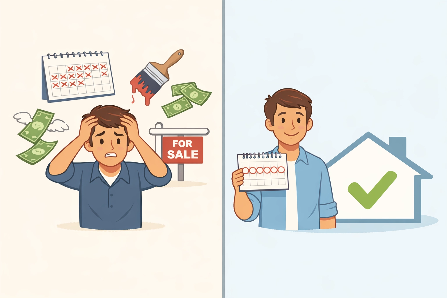 Comparison of 7-day cash close versus traditional home sale timeline in New Jersey