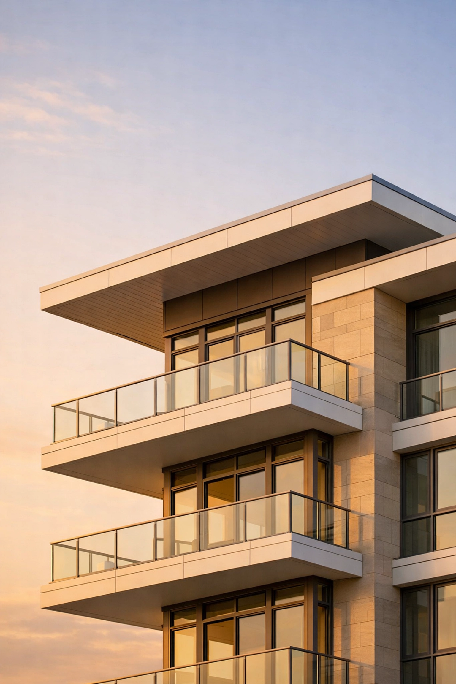 Modern condo exterior showing a clear roofline, highlighting new Fannie Mae conventional financing options.