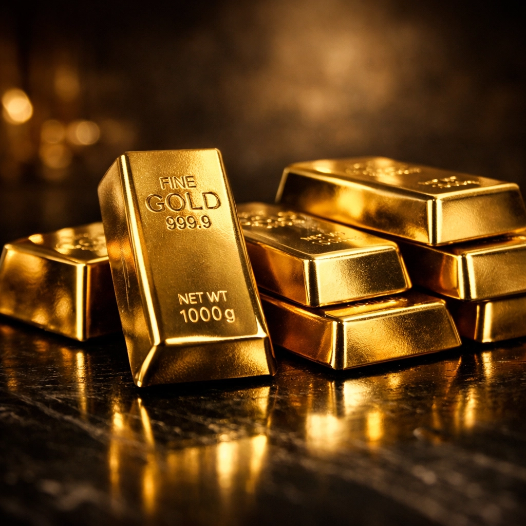 Physical gold bars as hedge against inflation and portfolio anchor