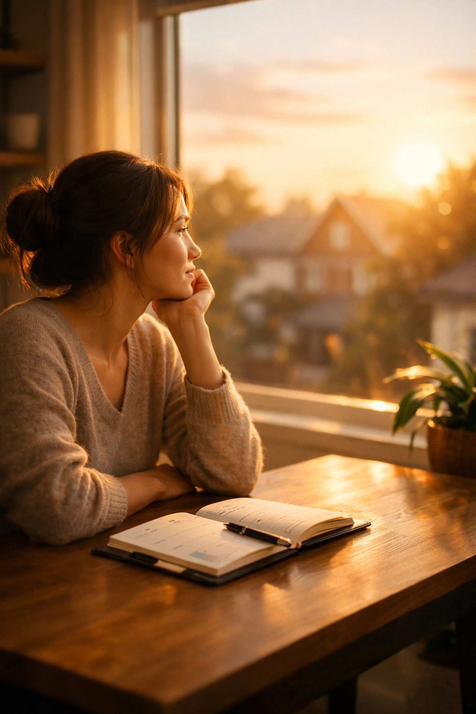 A person reflecting on their future and virtual mental health counseling needs after a Texas DWI arrest.