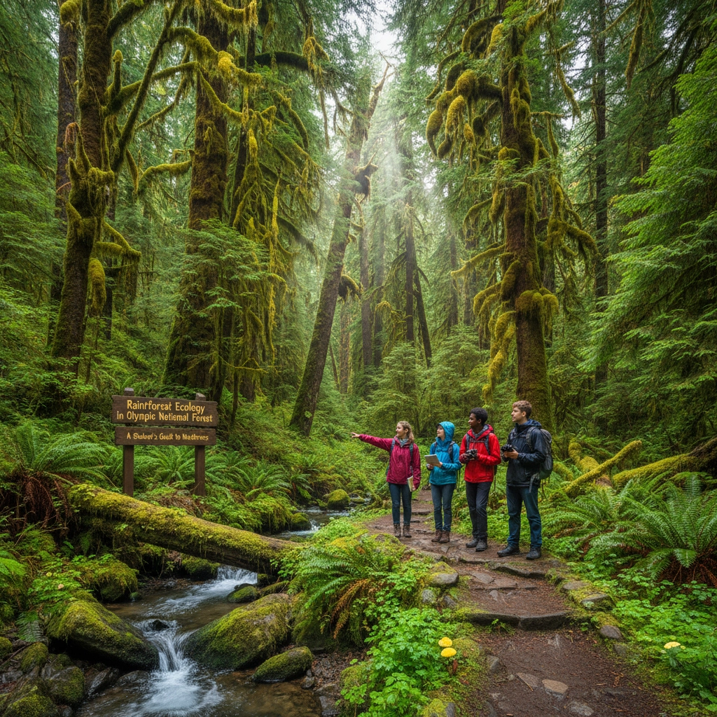 Rainforest Ecology in Olympic National Forest: A Student's Guide to Northern Wilderness