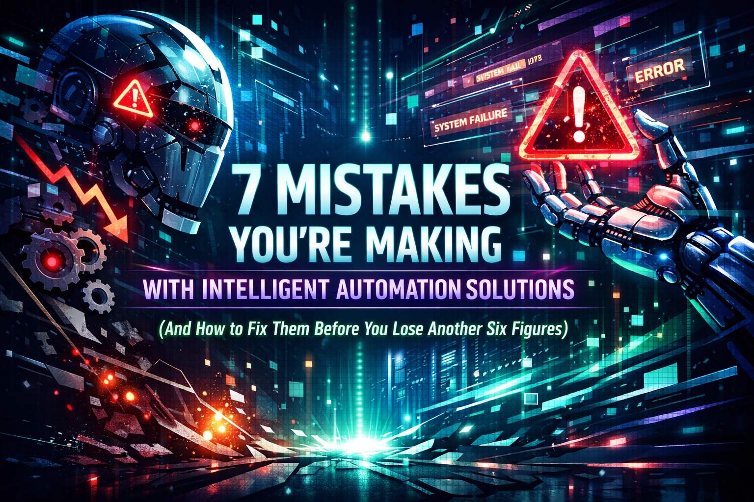 [HERO] 7 Mistakes You’re Making with Intelligent Automation Solutions (And How to Fix Them Before You Lose Another Six Figures)