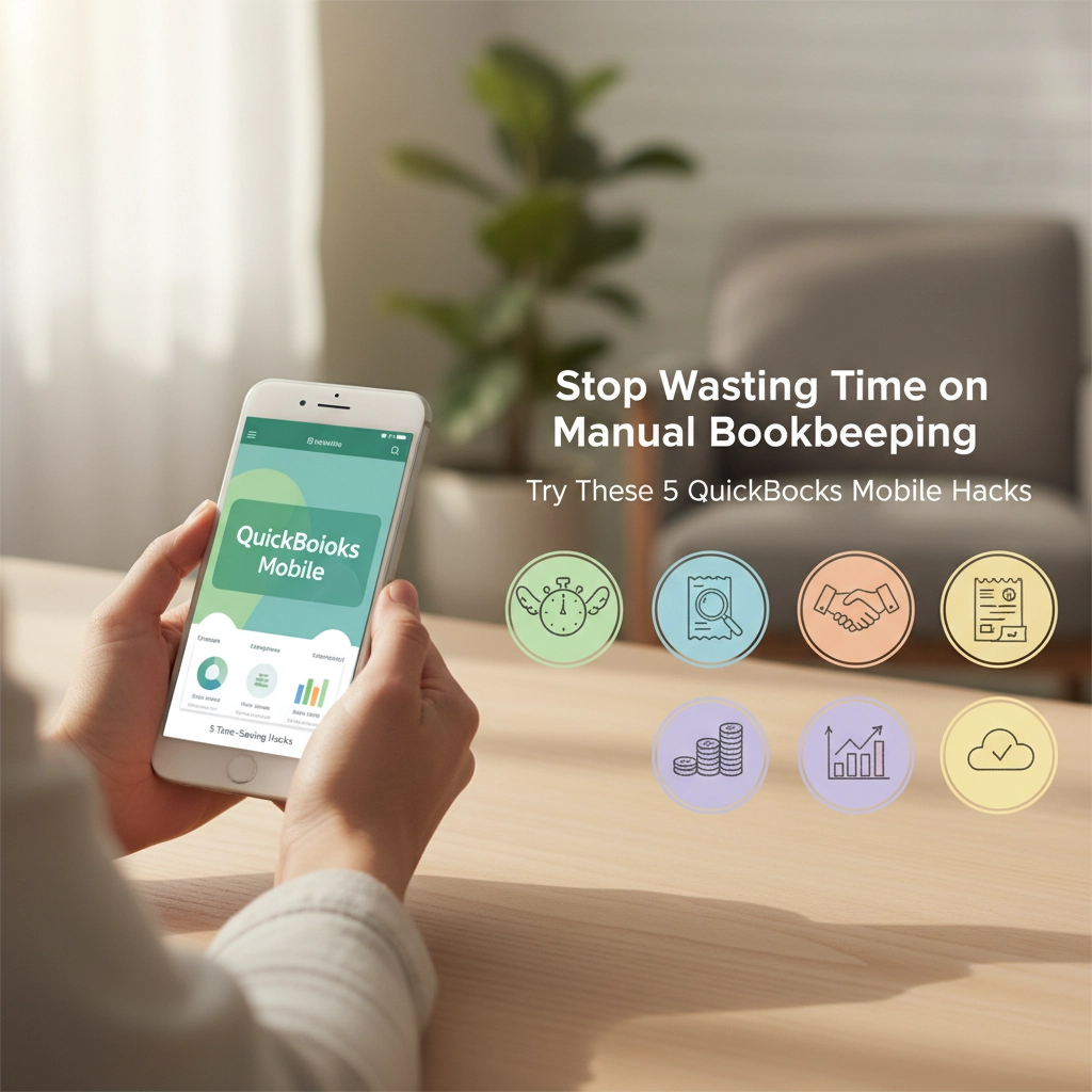 Stop Wasting Time on Manual Bookkeeping: Try These 5 QuickBooks Mobile Hacks