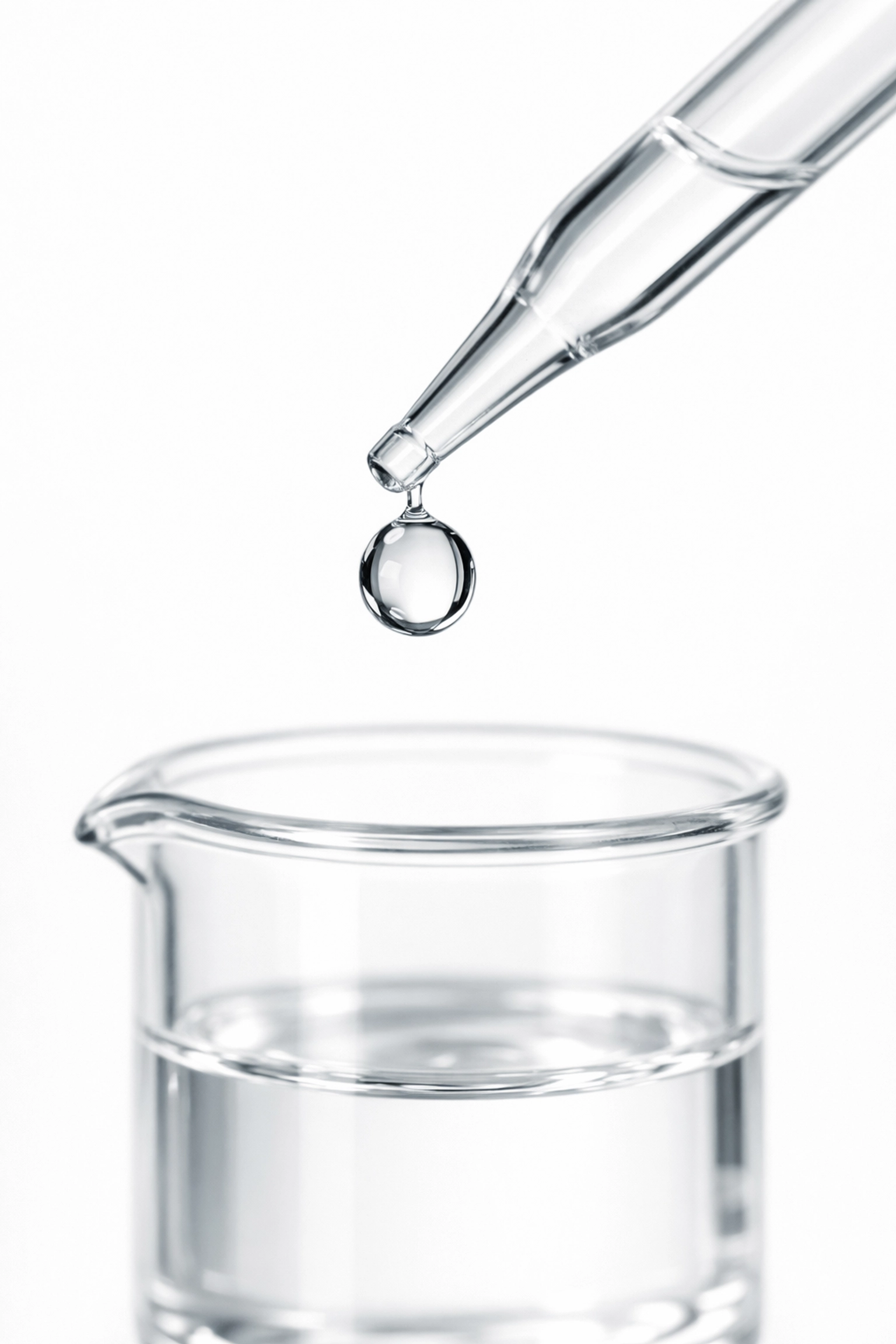 A professional lab pipette representing the precision of Pancregen peptide dosage.