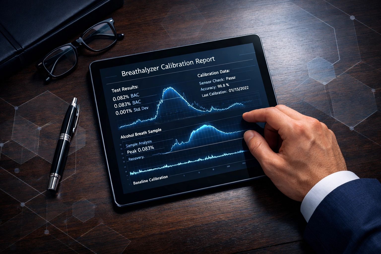 Coastal Virginia Law attorney analyzing forensic breathalyzer data to build a strong DUI defense case.