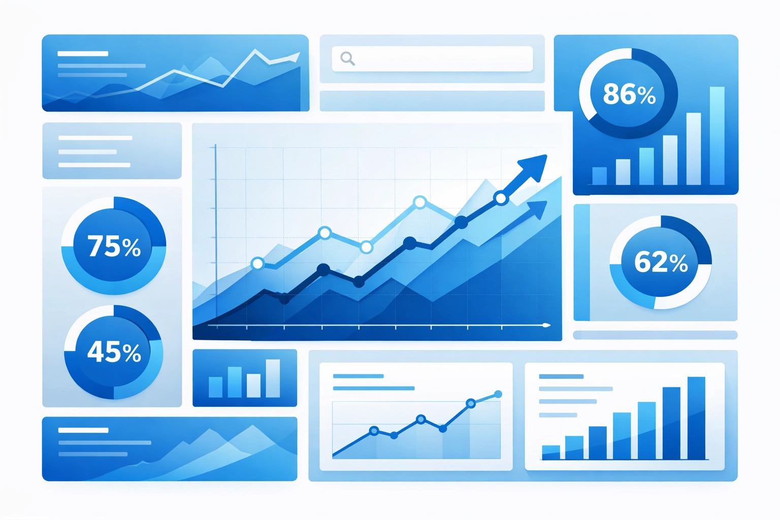 Email marketing analytics dashboard tracking open rates and conversion metrics
